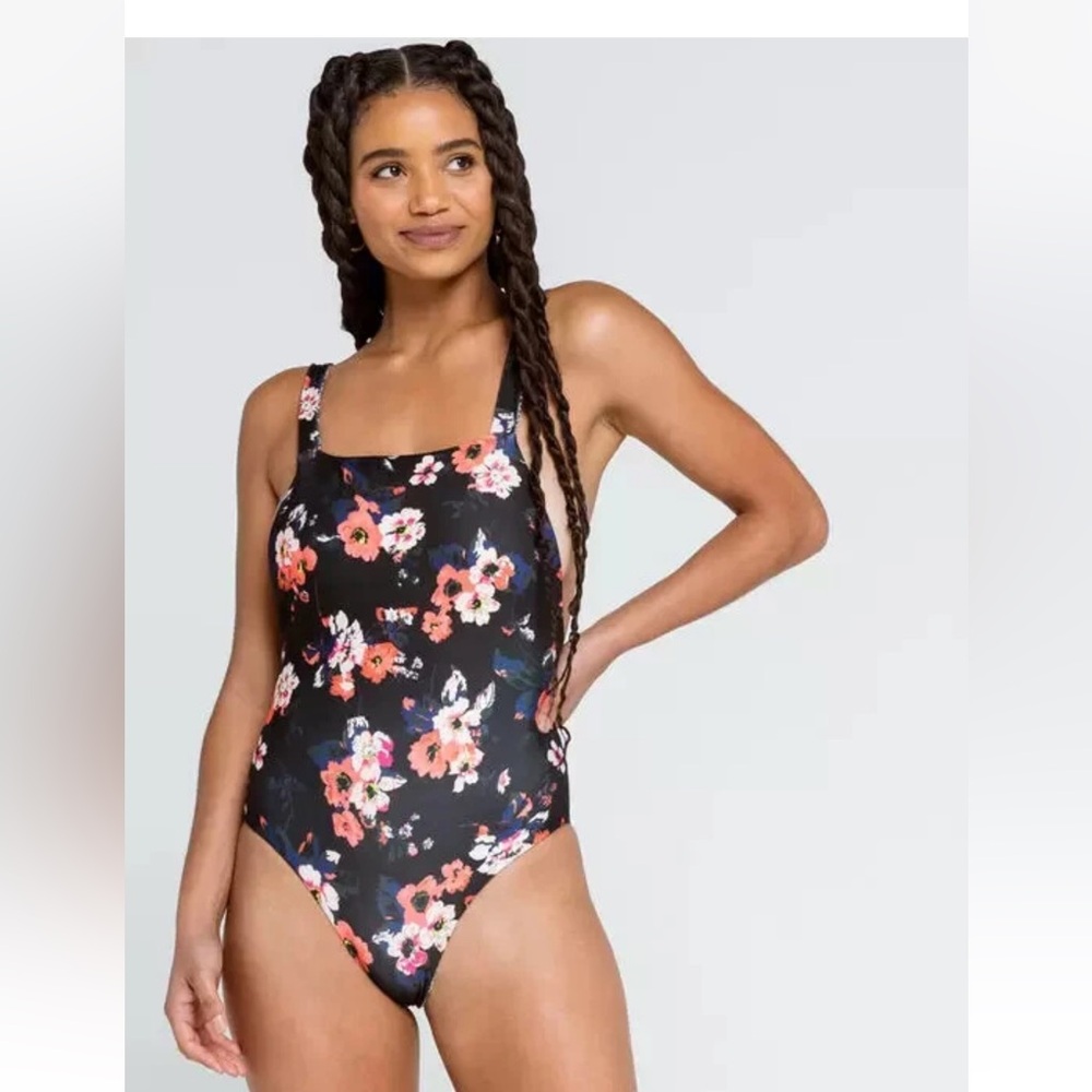 Volcom new without tags reversible one piece swim suit